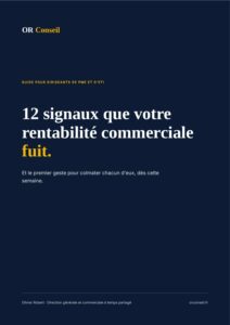 Couverture du guide 12 signaux que votre rentabilité commerciale fuit